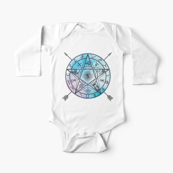 Evil Eye Long Sleeve Baby One-Piece