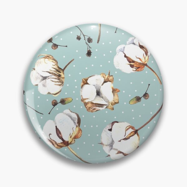 Item preview, Watercolor pattern with cotton flowers designed and sold by Anna  Yudina.