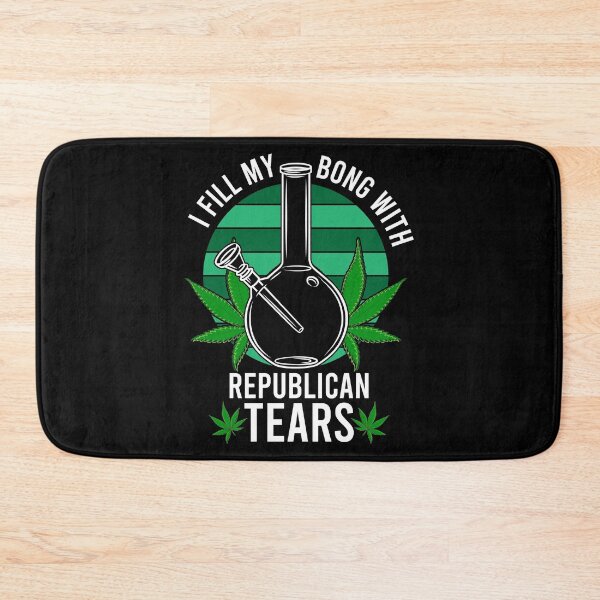 Item preview, Liberal Democrat Stoner Weed Anti Republican Gift for Men designed and sold by 2blackcherries.