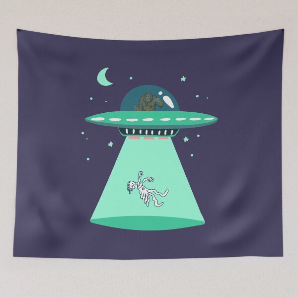 Item preview, Bigfoot UFO Zombie Funny Alien Abduction Undead Corpse Humor designed and sold by trendo.