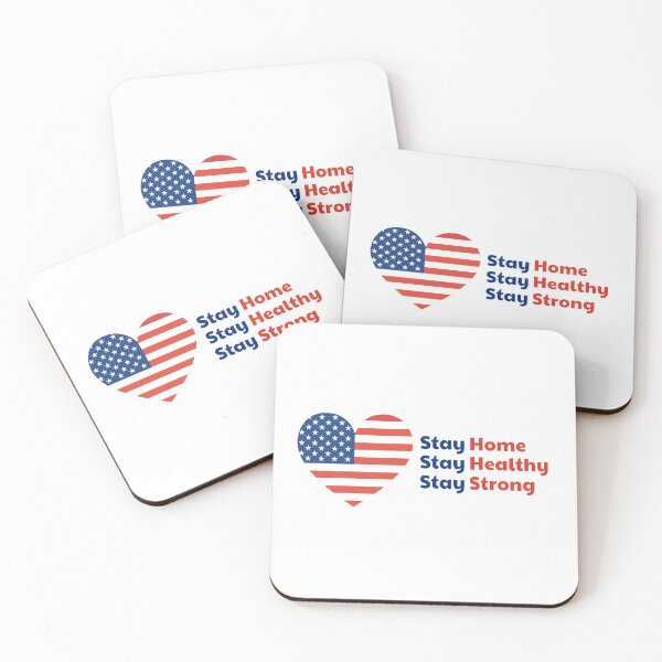 Item preview, Love USA - Stay Home - Stay Healthy - Stay Strong designed and sold by amazinGraphic.