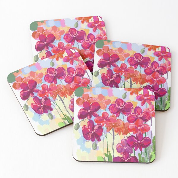 Item preview, Digital hand drawn illustration of orchid flowers designed and sold by NinaJayasinghe.