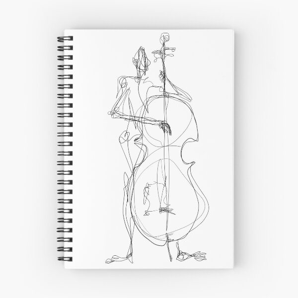 Item preview, Contrabass, contrabass player, musician, jazz designed and sold by ParastooPakzad.