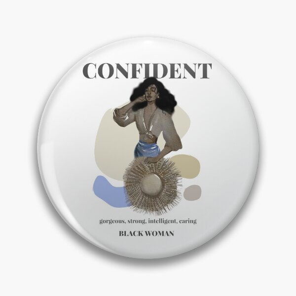 Item preview, African American Woman Empowerment- CONFIDENT designed and sold by StefsDesign.
