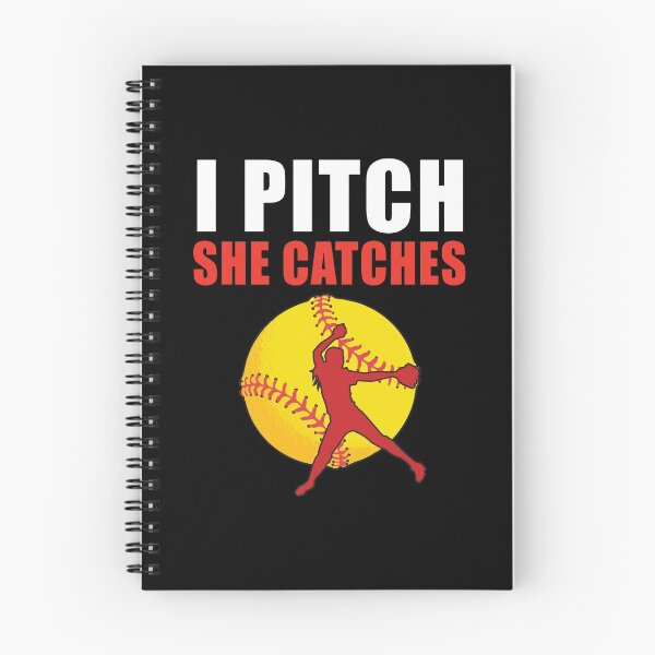 Item preview, I Pitch she Catches designed and sold by TendyTees.