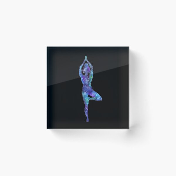 Item preview, Tree pose - yoga galaxy designed and sold by Aurora Gritti.