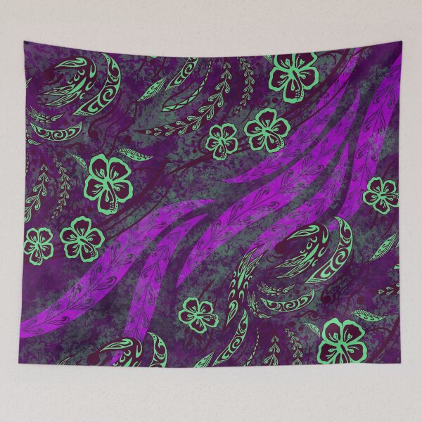 Item preview, Abstract Hawaiian Wild Tribal Watercolor Splash designed and sold by sunnthreads.
