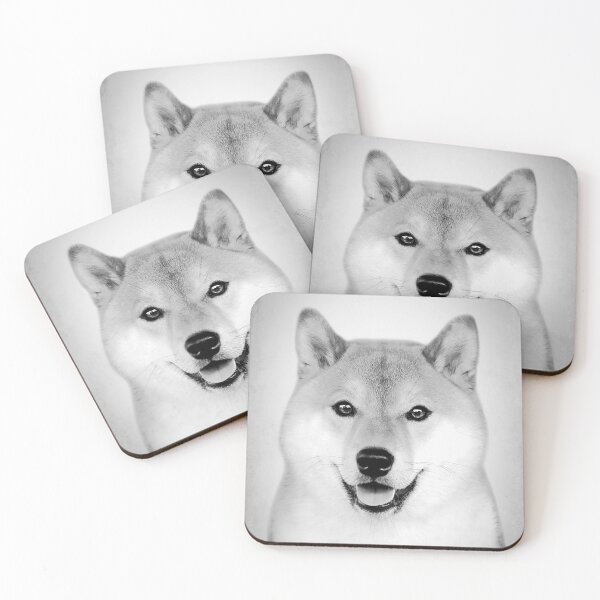 Item preview, Akita Inu dog - BW Vintage - D62 designed and sold by DecoVintage.