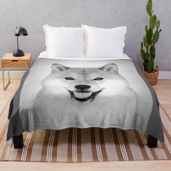 Item preview, Akita Inu dog - BW Vintage - D62 designed and sold by DecoVintage.