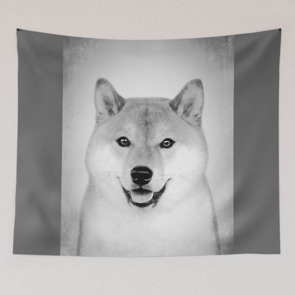 Item preview, Akita Inu dog - BW Vintage - D62 designed and sold by DecoVintage.