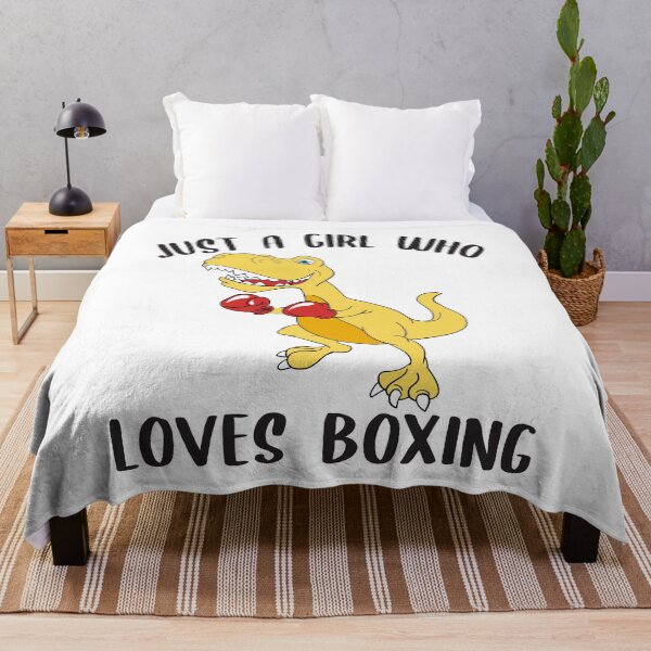 Item preview, Just A Girl who Loves Boxing designed and sold by FoxShop.
