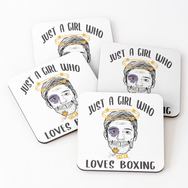 Item preview, Just A Girl who Loves Boxing designed and sold by FoxShop.