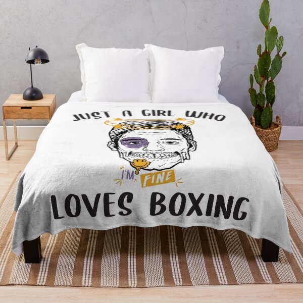 Item preview, Just A Girl who Loves Boxing designed and sold by FoxShop.