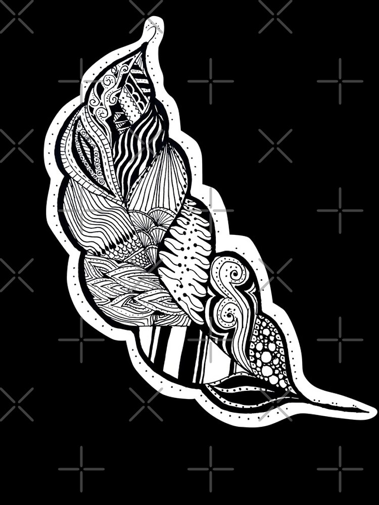 Thumbnail 4 of 4, iPhone Case, Custom Feather Design designed and sold by RomeoSketches.