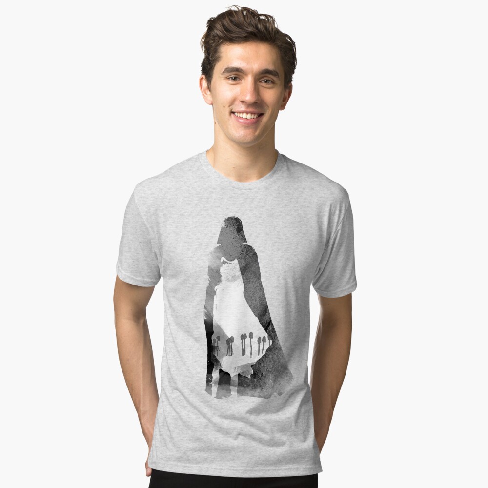 Vista previa del artículo con la obra «Camiseta de tejido mixto», diseñado y vendido por Bluesuiter.