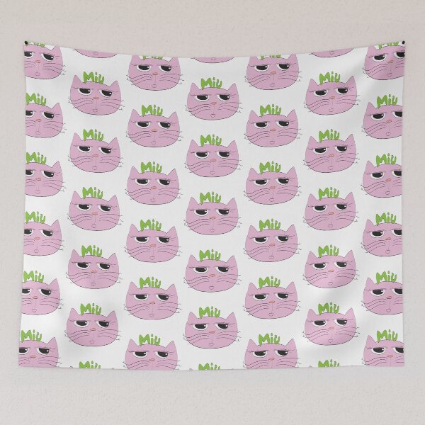 Item preview, Cute pink cat Miu designed and sold by Stehler.