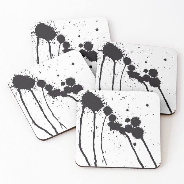Item preview, Abstract background of ink blots and drops designed and sold by AlexanderZam.