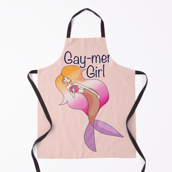 Item preview, "Gay-mer Girl!" Lesbian Pride Mermaid designed and sold by ForTheFrogWar.