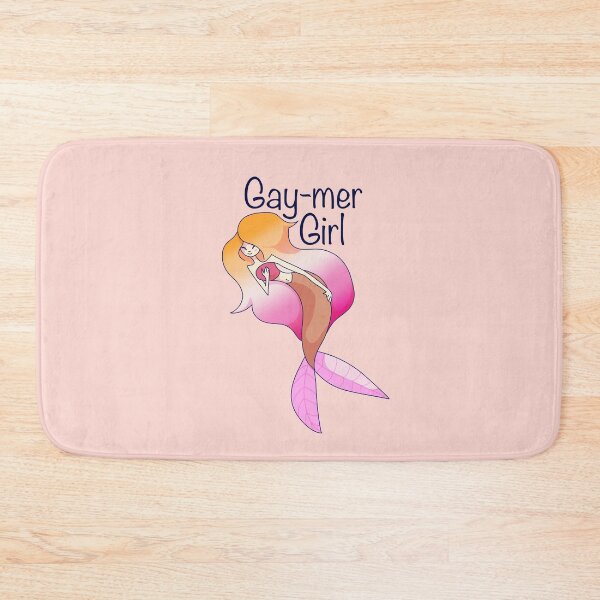 Item preview, "Gay-mer Girl!" Lesbian Pride Mermaid designed and sold by ForTheFrogWar.