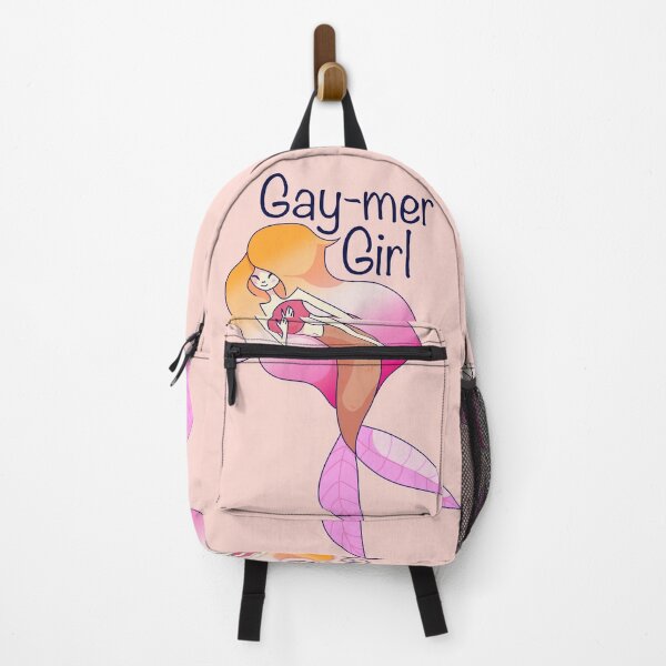 Item preview, "Gay-mer Girl!" Lesbian Pride Mermaid designed and sold by ForTheFrogWar.