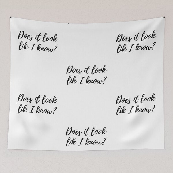Item preview, Does it look like I know? Cursive text designed and sold by Omniodise.