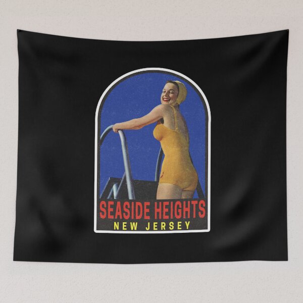 Item preview, Vintage Seaside Heights New Jersey Travel Decal  designed and sold by fearcity.