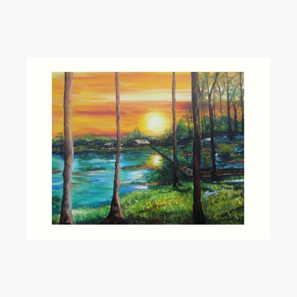 By the Lake Art Print