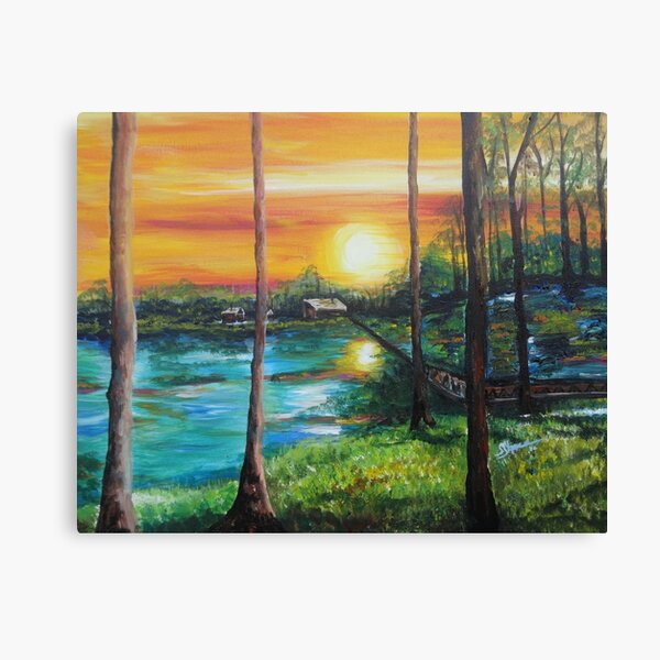 By the Lake Canvas Print