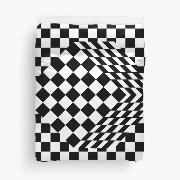 optical illusion Duvet Cover