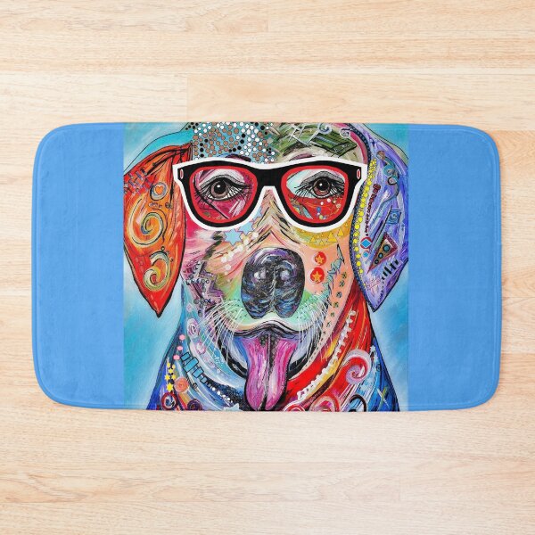 Item preview, Studious Labrador with Glasses designed and sold by EloiseArt.