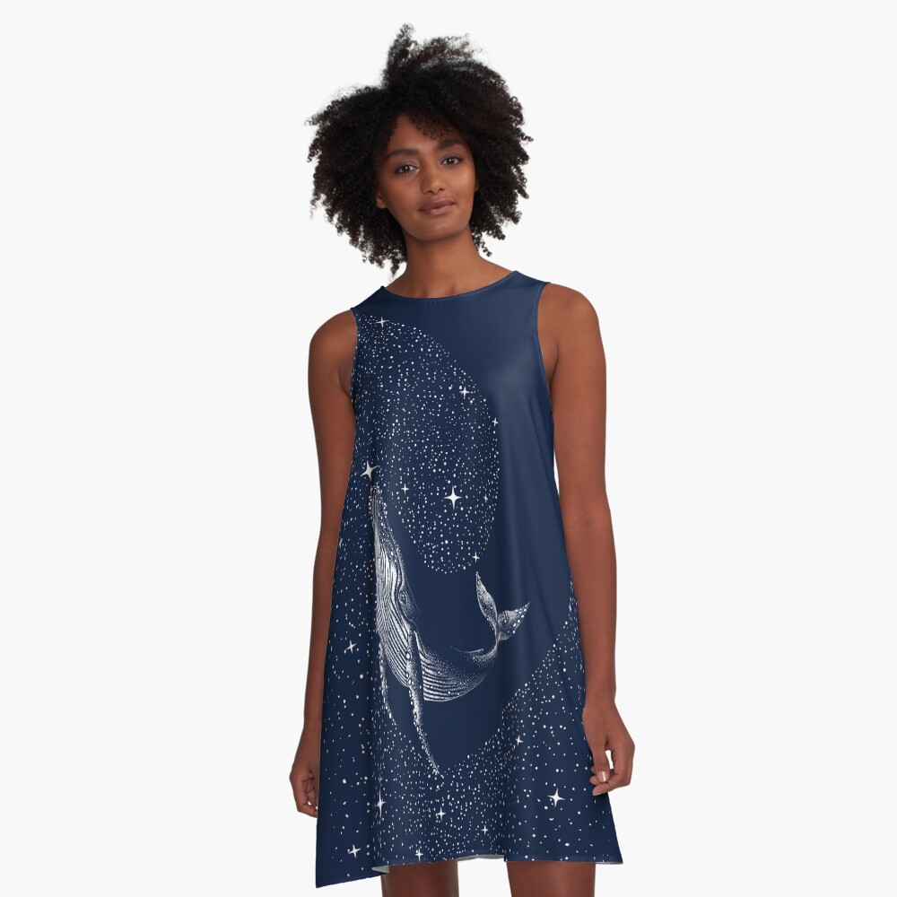 Vista previa del artículo con la obra «Vestido acampanado», diseñado y vendido por AlirizaCAKIR.