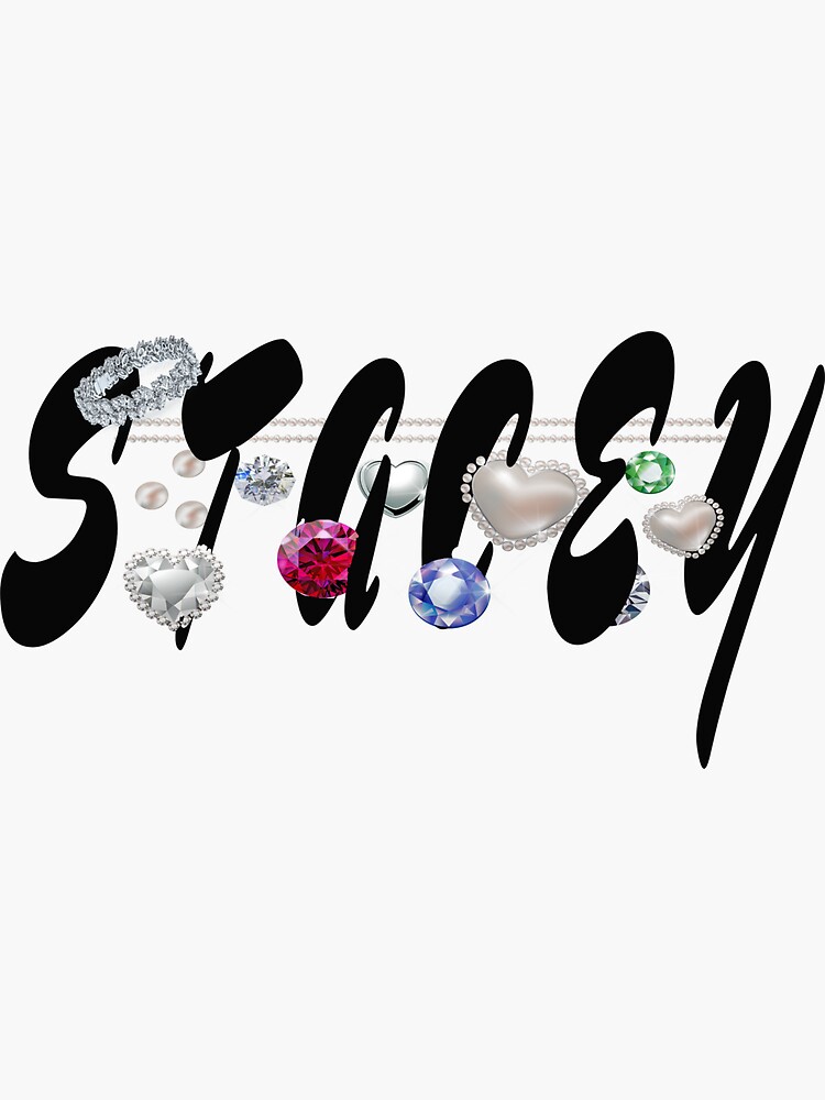 "Stacey name" Sticker for Sale by Areashor Redbubble