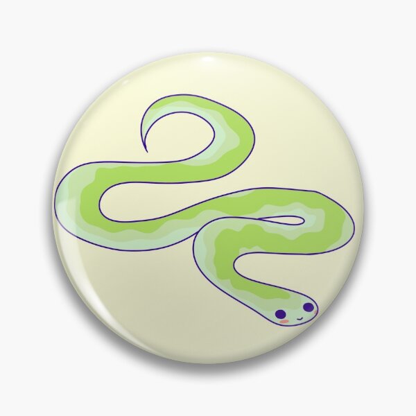 Item preview, Cute Green Snake designed and sold by ForTheFrogWar.