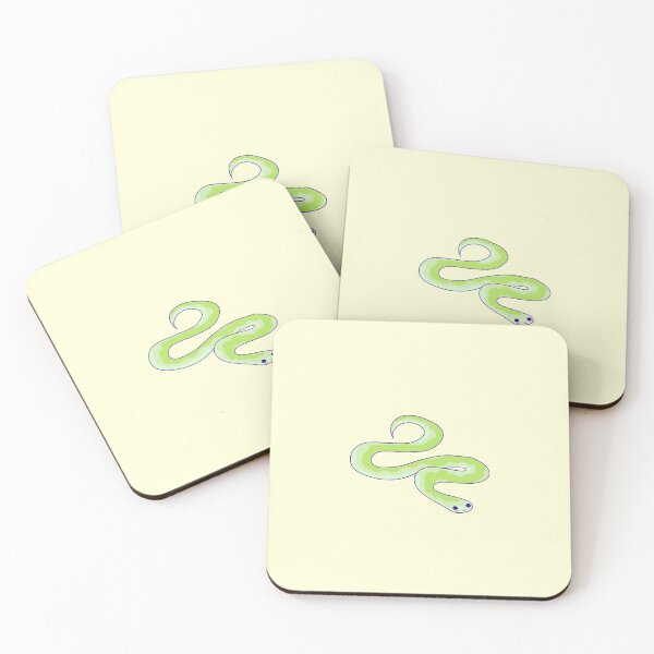 Item preview, Cute Green Snake designed and sold by ForTheFrogWar.