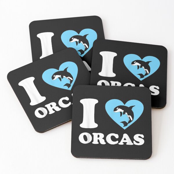 Item preview, I Love Orcas I Heart Orcas Funny Cute Orca Whale Lover Gift designed and sold by SeanRichar.
