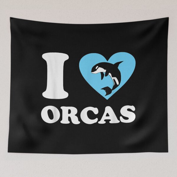 Item preview, I Love Orcas I Heart Orcas Funny Cute Orca Whale Lover Gift designed and sold by SeanRichar.