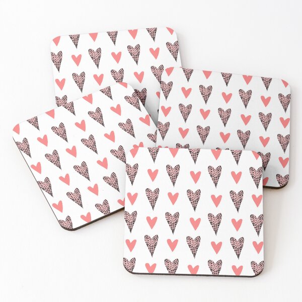 Item preview, Valentine`s Day pattern with hearts designed and sold by NinaJayasinghe.