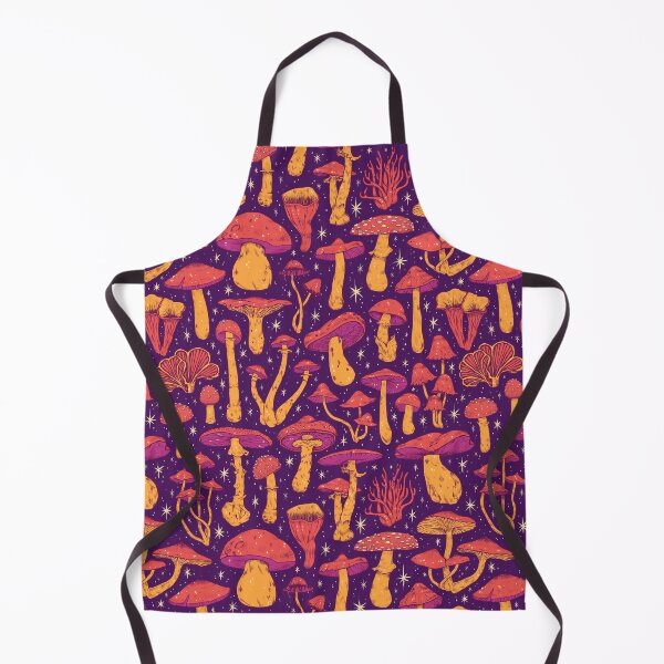 Item preview,  Deadly Mushrooms Orange on Purple designed and sold by Paisley Yazel.