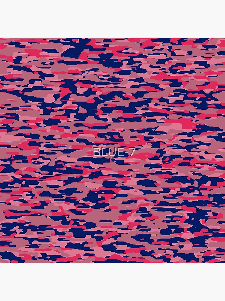 mistyrose, oldrose, rosybrown and dark blue military camouflage pattern by BLUE-7