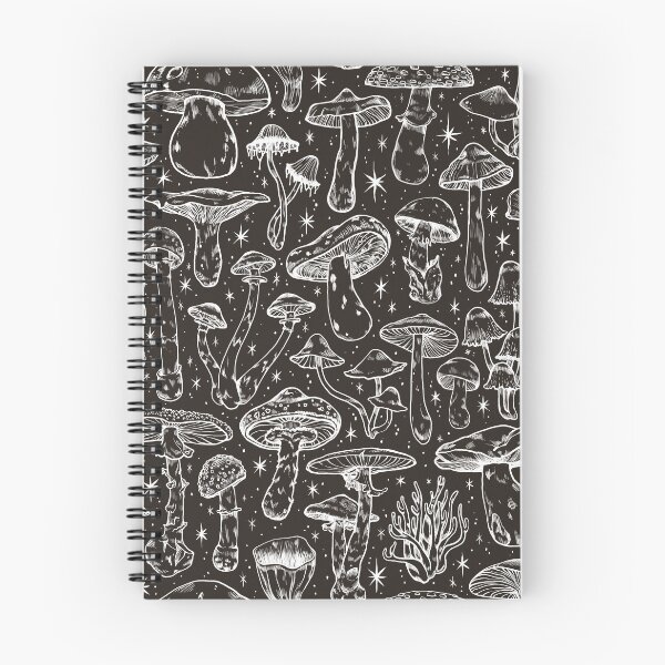 Item preview,  Deadly Mushrooms in Black designed and sold by Paisley Yazel.