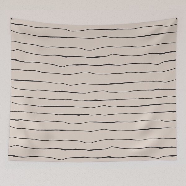 Item preview, Hand drawn stroke, beige and black designed and sold by Linda Skaret.