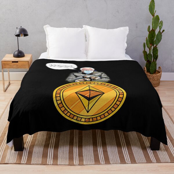Item preview, ETH Bernie Sanders Funny Meme HODL Ethereum Cryptocurrency designed and sold by trendo.