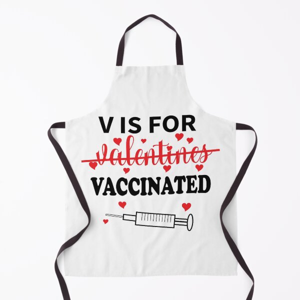 Item preview, Copy of V Is For Valentine (Vaccinated) - Funny Covid Print designed and sold by MousaObaid.
