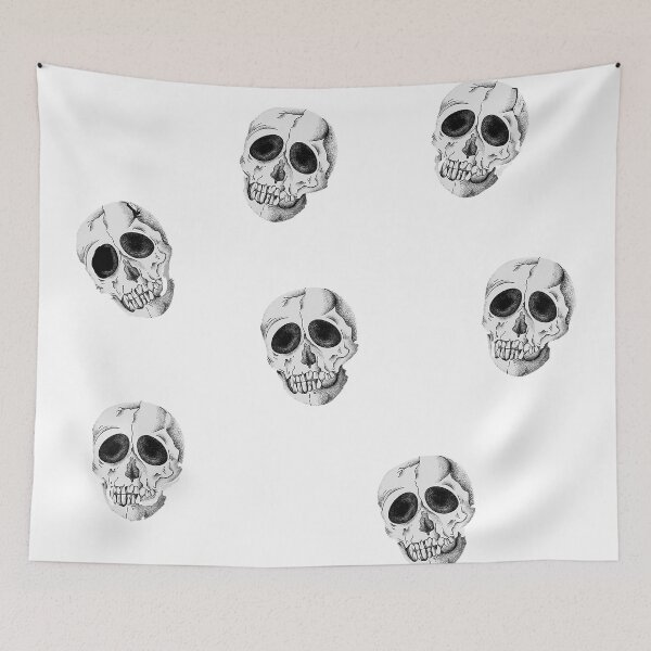 Item preview, 7 Skulls sticker pack, graphic design designed and sold by Nostrathomas66.