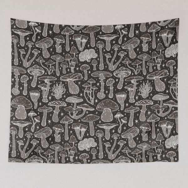 Item preview,  Deadly Mushrooms Ghostly Grey designed and sold by Paisley Yazel.