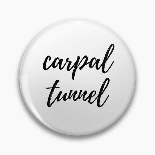 Item preview, carpal tunnel Cursive text designed and sold by Omniodise.