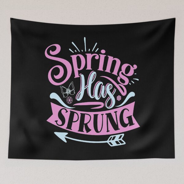 Item preview, spring has sprung - saying spring Easter nature designed and sold by Raeolus.