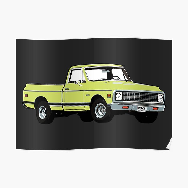 Gmc Truck 1972 Wall Art Redbubble