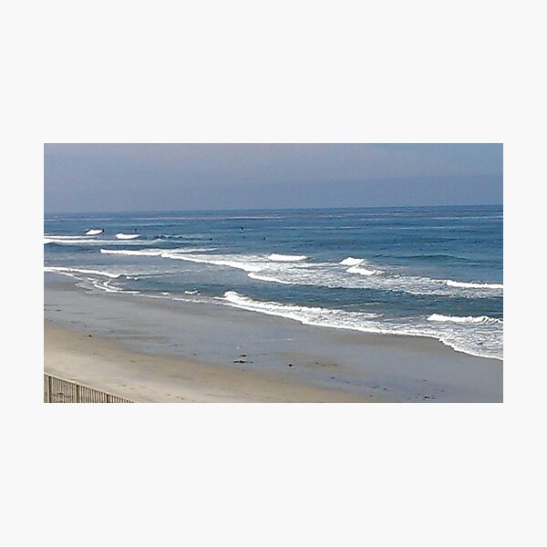 Coast line breaking waves Photographic Print