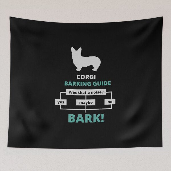 Item preview, corgi barking guide designed and sold by promisesarelies.
